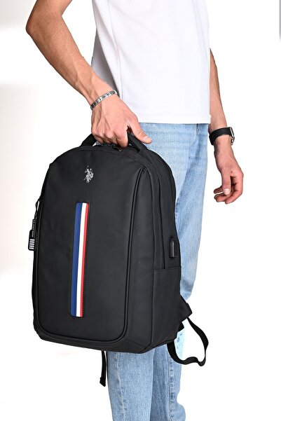 U.S. Polo Assn. SUA Polo Assn. Rucsac cu compartiment pentru laptop – Port US...