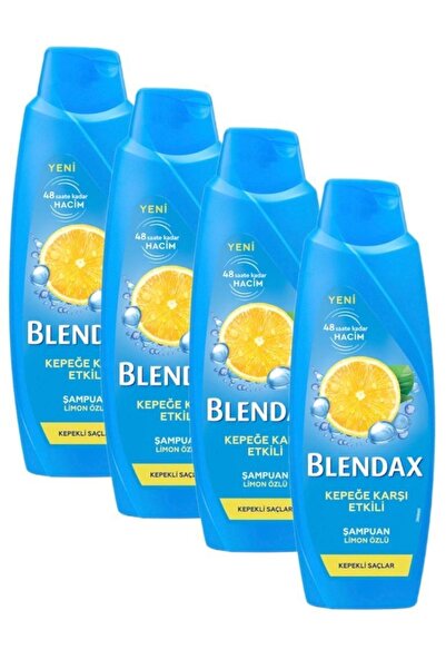 Blendax Lemon Extract Shampoo Effective Against Dandruff 4 X 470 Ml.