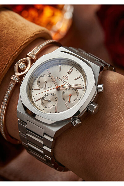 Bigotti Raffinato Silver Stainless Steel Watch for Women BG.1.10548-1