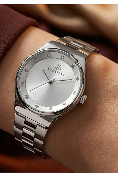 Bigotti Raffinato Silver Stainless Steel Watch for Women BG.1.10665-1