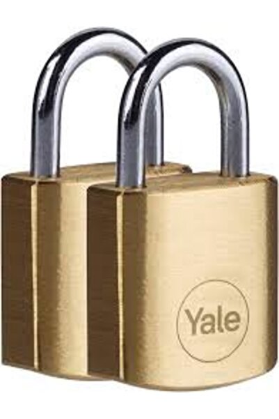 Yale 20 Mm Pirinç Asma Kilit 2 Li Set