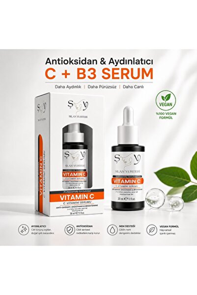 VEGAN VİTAMİN C SERUM ANTİ- OXİDANT SHOOTHİNG & BRİGHTENİNG