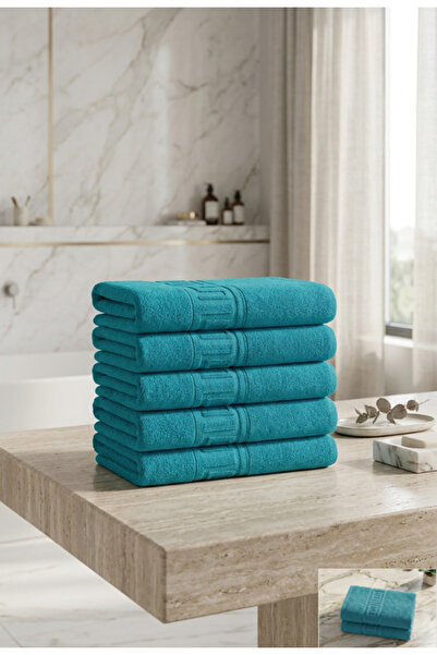 Truva Grup Set 5 Prosoape Baie Hoteliere Greek - 100% Bumbac Turcesc, 500 g/m...
