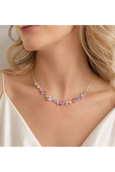 Hector&Co. Jewellery Karışık Renkli Gema Kolye SWA