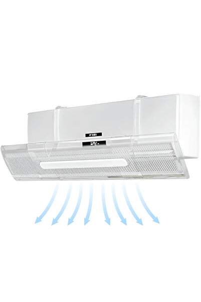HASEPE Deflector de aer condiționat, reglabil, universal, 53-95 cm, transpare...