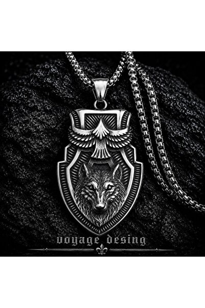 voyageaccessory Stainless Steel Symbol of Strength, Freedom, and Nobility Eag...