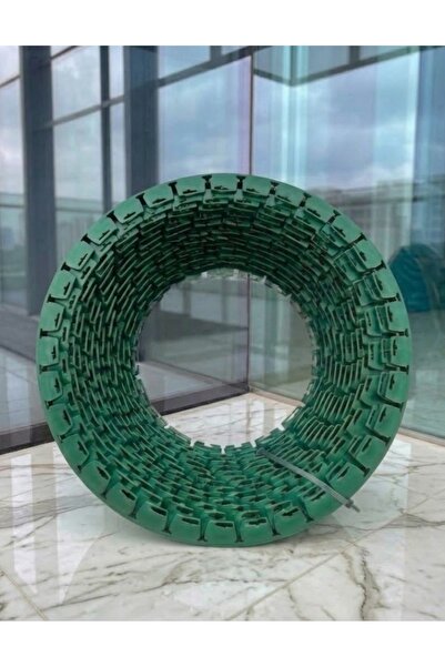 DİĞER1111 Esnek Çim Sınırlayıcı 10 Metre Çim Ayracı Bahçe Bordürü + 20 Sabitl...