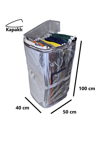 JokeyAmbalaj İş-Ev Branda Taşıma Çuvalı 50x40+100cm Kapaklı, Ipli Ve Cepli 17...
