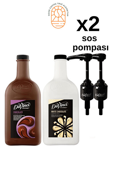 Da Vinci Davinci 3 lü Sos Fırsat Seti (Beyaz Çikolata, Çikolata, 30 ML Sos Po...