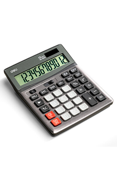 Deli CALCULATOR DE BIROU 12 CIFRE METALIC 1654