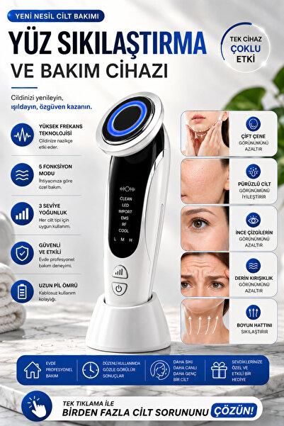 Sky Life Health & Wellness Sıkılaştırma cihaz kırışıklık leke Giderme Yüz ütü...