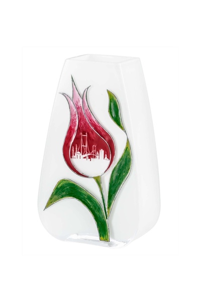 Paşabahçe Şehr-I Lale Vase Short