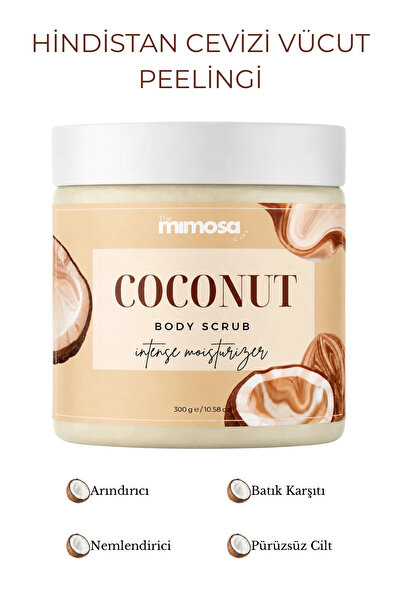 The Mimosa Care Hindistan Cevizli Yoğun Nemlendirici,Batık Karşıtı Vücut Peel...
