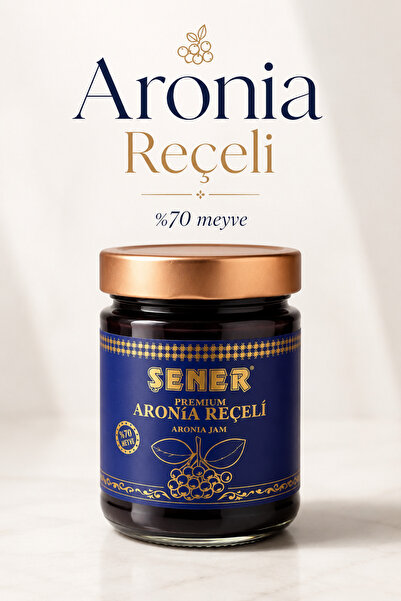 Şener %70 Meyve Glikozsuz Aronia Reçeli 400 gr