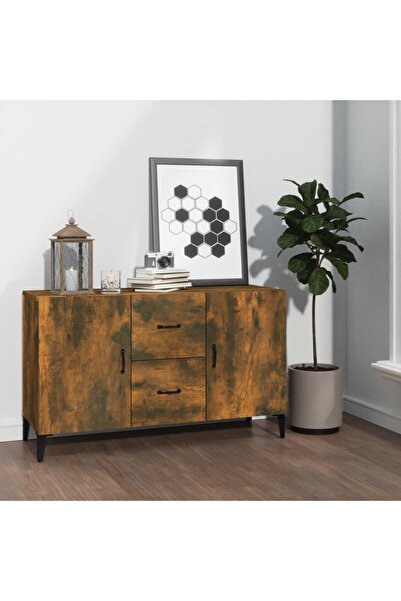 Concept Servantă, stejar fumuriu, 100x36x60 cm, lemn compozit