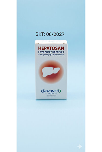 novomed Hepatosan Kedi ve Köpek Karaciğer Destekleyici Premiks Toz 60 gr (Sil...