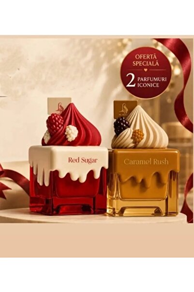 Al Absar SET EXCLUSIV 2 PARFUMURI CARAMEL RUSH & Red Sugar 100 ML