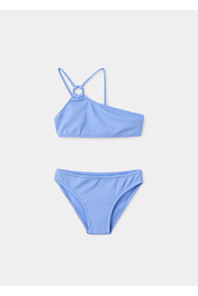 MANGO Kids Halkalı asimetrik bikini
