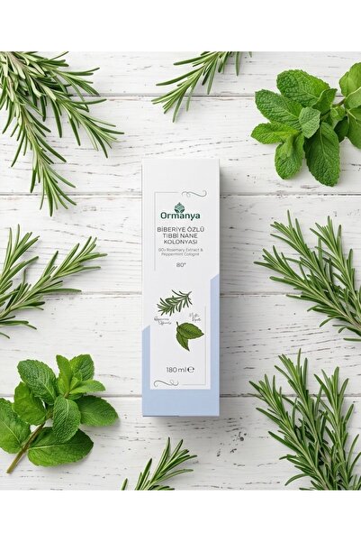 ORMANYA Biberiye Özlü Tıbbi Naneli Kolonya - 180 ml