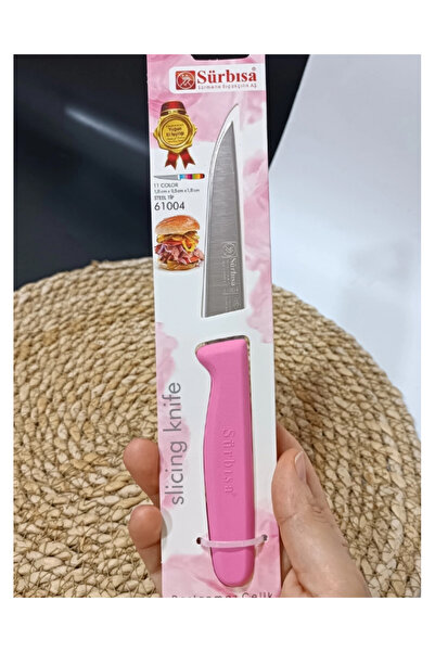 Sürbisa Sürmene 61004 Mutfak Bıçağı (9,50 Cm) Pembe