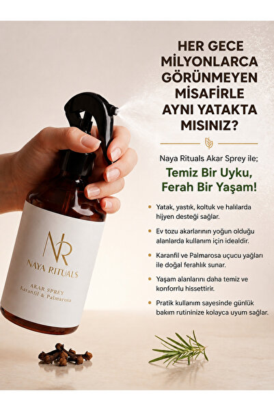 Naya Rituals Akar Spreyi - Mite End 500 ml
