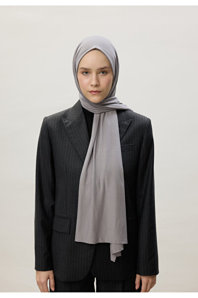Freshscarfs Penye Şal Füme