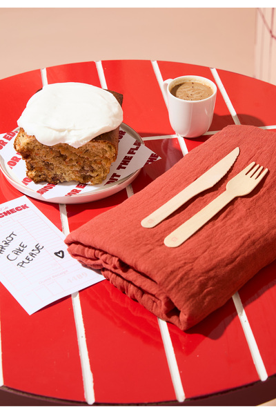 Freshscarfs Pamuklu Keten Şal Carrot Cake