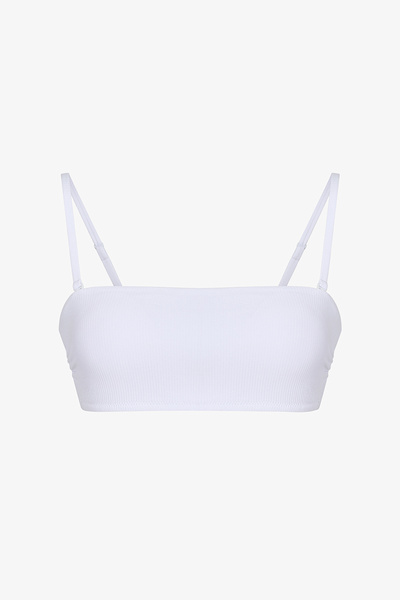 Penti White Ava Strapless Bikini Top