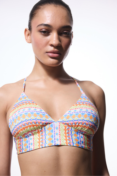 Penti Ila Bralette Çift Taraflı Halter Yaka Bikini Üstü