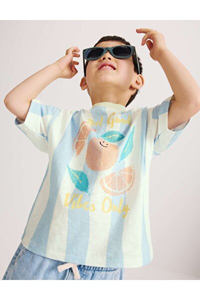 Marks & Spencer Pamuklu Desenli T-shirt