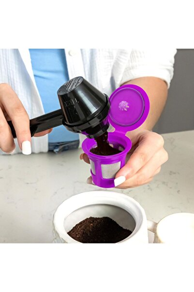 Arabest Reusable Coffee Pod Capsules with Mesh Filter, Refillable for Single-...