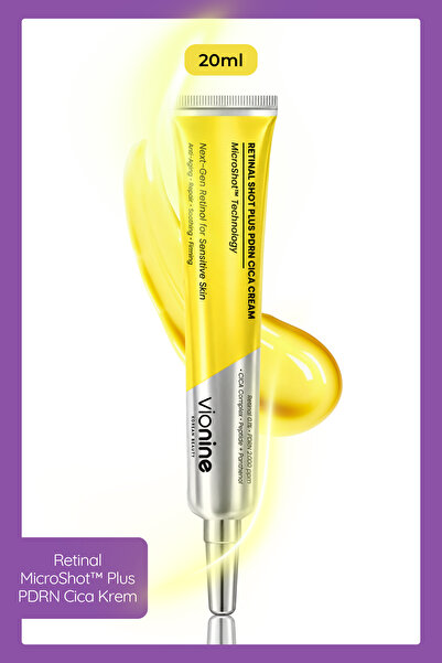 Vio nine Retinal MicroShot™ Plus PDRN Cica Cream %0,1 Made In Korea 20 ML