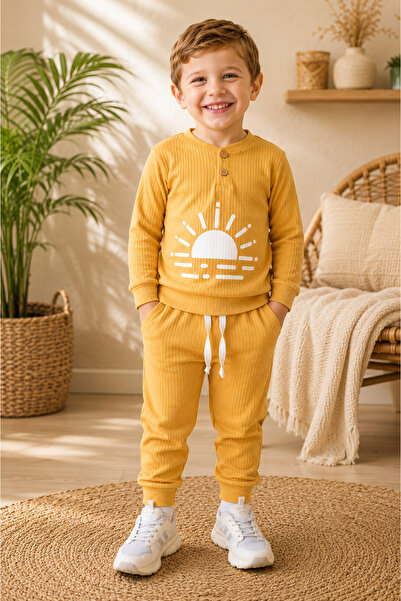 nevrankids Güneş Desen Bebek ve Çocuk  Lux 2'Li Takım
