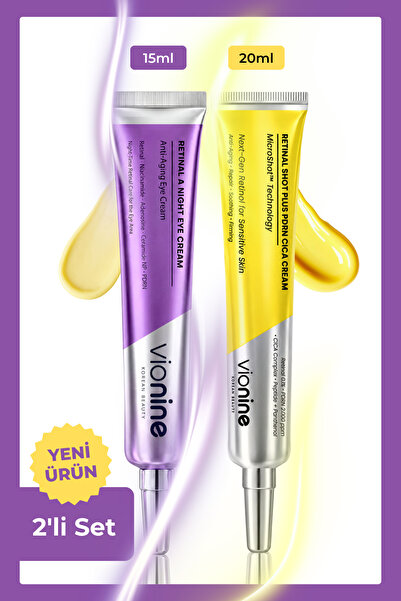Vio nine Vionine Night Care Set 2-Pack (Cream Set) |   Retinal Cream + Eye Cream