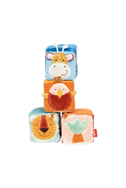 Sigikid Set de cuburi interactive pentru bebelusi Yellow, PlayQ