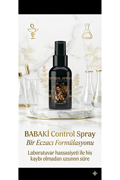 babaki Control Spray Erkeklere Özel Ve Gciktirici Etkili Bakım Spreyi 30 ml