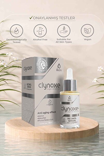 Glou Clynoxe Retinol Serum, Night Serum, Vitamin a Serum, 30 ml