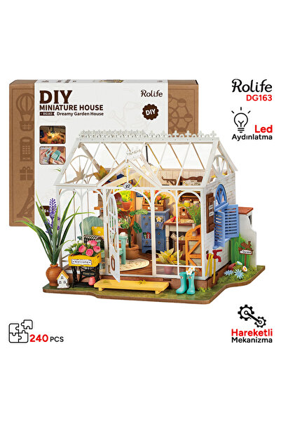 Rolife Puzzle 3D, DIY House, Dream Garden, 240 piese