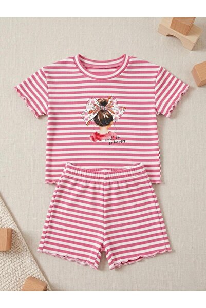 babykugu Yazlık Kız Çocuk ve Bebek Alt Üst Takım