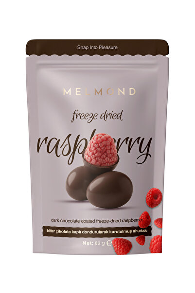Melmond Bitter Çikolatalı Freeze Dried Ahududu Draje