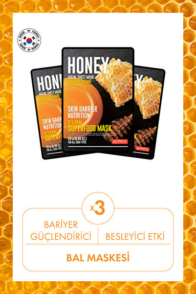 Dermal Barrier Strengthening and Nourishing Honey Mask 25Gr Set of 3