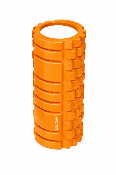 MUJGAN Foam Roller Masaj Silindiri Yoğunluklu Pilates Yoga Fitness Kas Gevşet...