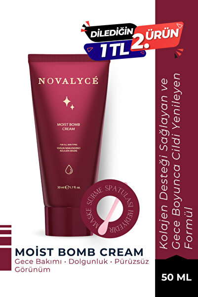 Novalyce Soyulabilir Kolajen Gece Maskesi 50 ml | Nemlendirici ve Dolgunlaştı...