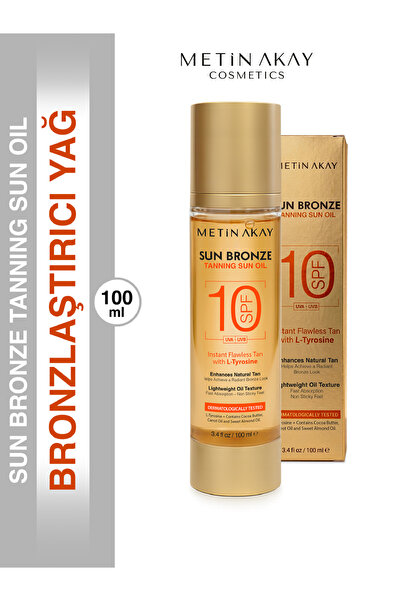 Metin Akay Kozmetik SUN BRONZE TANNING SUN OİL-Bronzlaştırıcı Yağ 100 ml