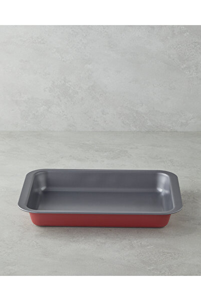 English Home Baker’s Choice Karbon Çelik Fırın Kabı 24 x 32 x 4,7cm Kırmızı