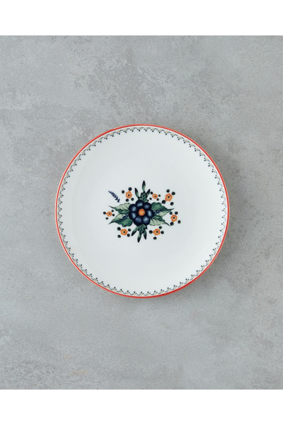 English Home Whimsical Bone Porselen Pasta Tabağı 19 cm Renkli