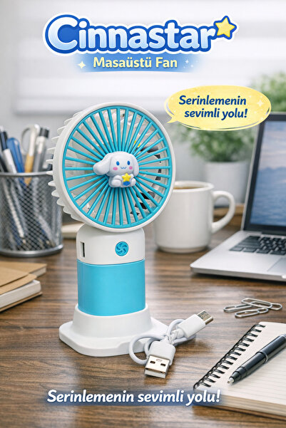 JASPER Hayvan Figürlü Renkli Taşınabilir Standlı Serinletici Fan 3 Hız Ayarlı...