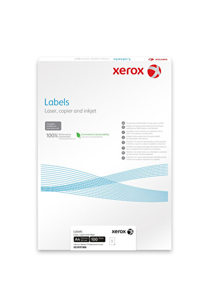 Xerox ETICHETE 8/A4 105*71MM COLȚURI PĂTRATE 100/BUC