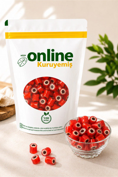 Nizip Online Kuruyemiş Akide Şekeri Ahududu - 500 gr