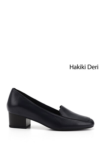GÖNDERİ(R) Femei/Fete Bleumarin Antique Cu vârf tocit Pantofi scurti din piel...